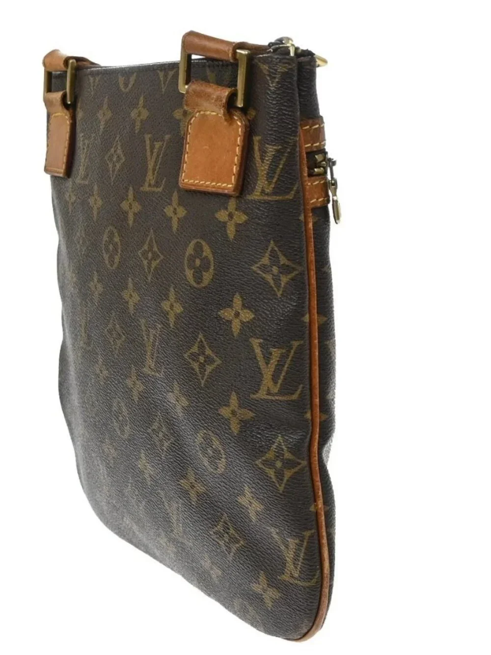 LOUIS VUITTON Pochette Bosphore Shoulder Bag Monogram Leather BN M40044 85KD460